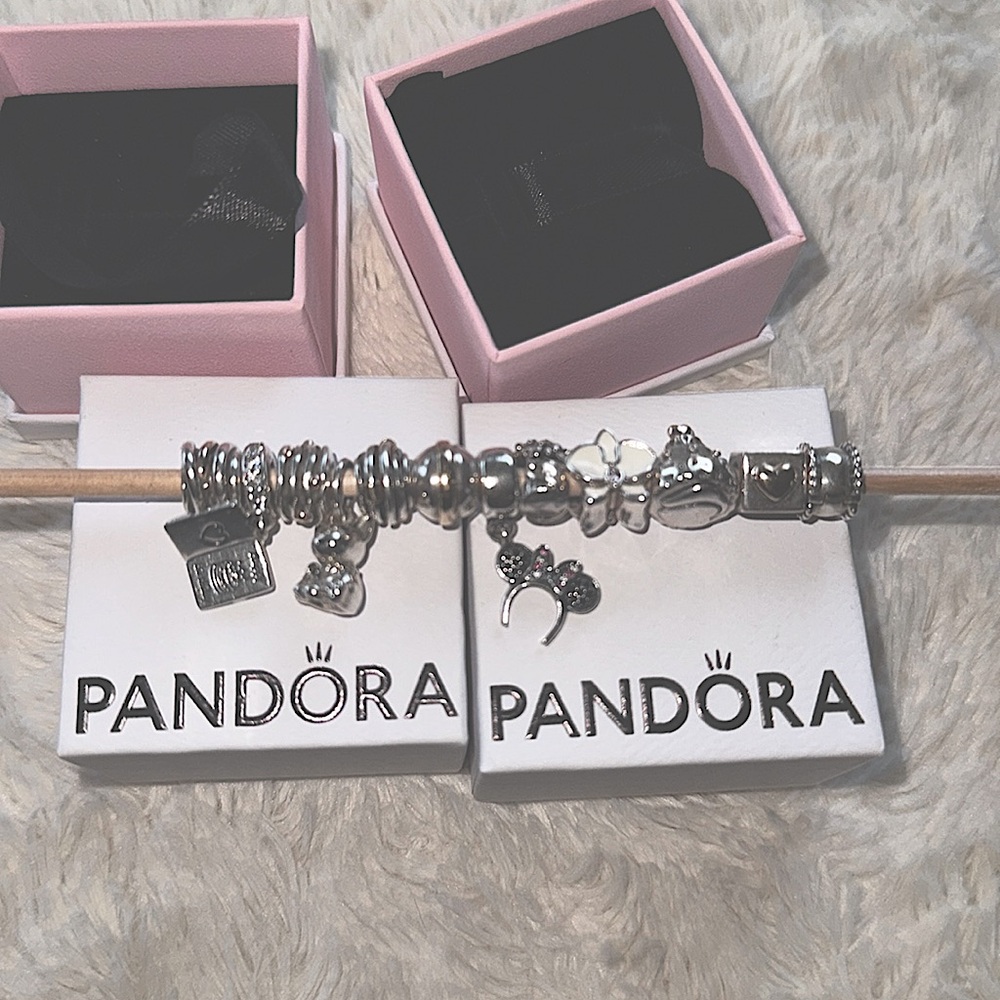 SOLD! Authentic Pandora 12 Charm Bundle Listing